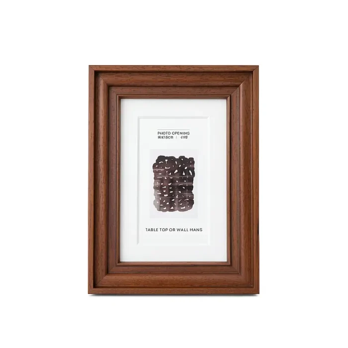 10x15 cm Ahşap Fotoğraf Çerçevesi (WF107-BR46) - Görsel 3