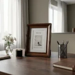 10x15 cm Ahşap Fotoğraf Çerçevesi (WF109-BR46) - Görsel 2