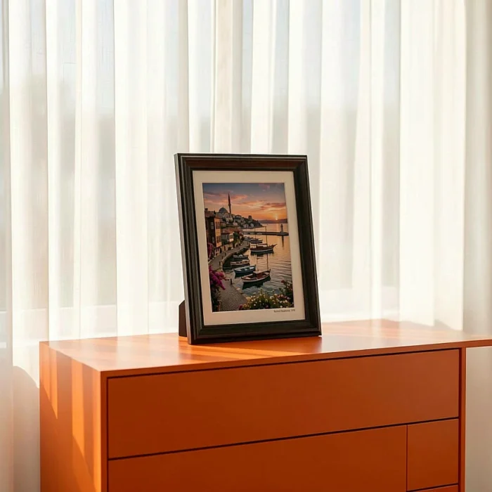 10x15 cm Ahşap Fotoğraf Çerçevesi (WF113-BR46) - Görsel 3