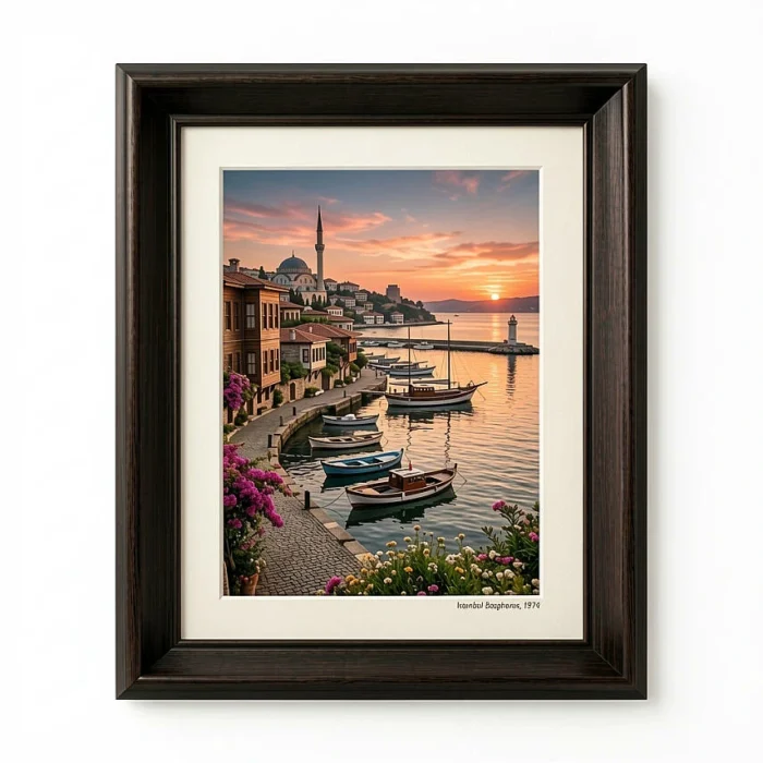 10x15 cm Ahşap Fotoğraf Çerçevesi (WF113-BR46) - Görsel 2