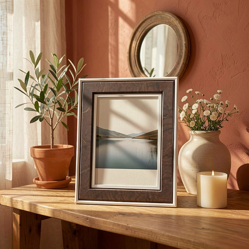 10x15-cm-fotograf-cercevesi-koyu-kahverengikoyu-ceviz-cikolata-kahve-yl-18 10x15 cm Fotoğraf Çerçevesi Koyu Kahverengi Koyu Ceviz (Çikolata Kahve) (YL-184C) - Görsel 1