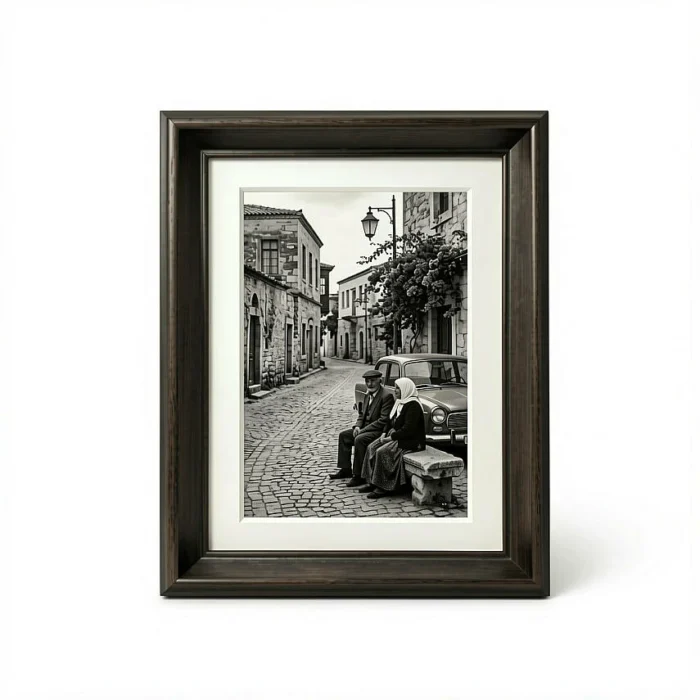 20x25 cm Ahşap Fotoğraf Çerçevesi (WF113-BR80) - Görsel 3