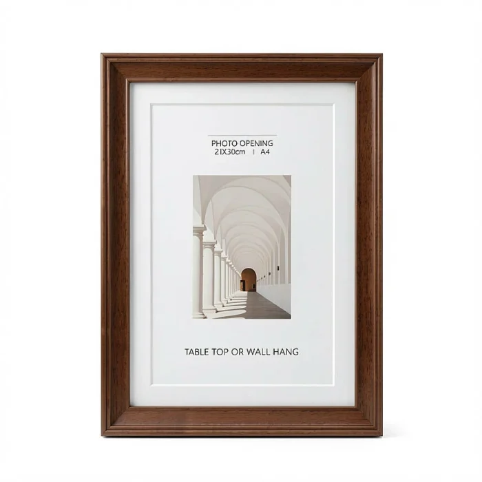 21x30 cm Ahşap Fotoğraf Çerçevesi (WF109-BRA4) - Görsel 3