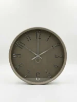 40 cm Duvar Saati Kahverengi Minimalist (KOD-3603-KAHVERENGİ)